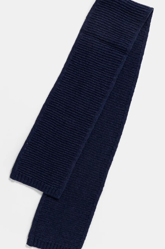 United Colors of Benetton esarfa de lana pentru copii 1244GU002.P.Repro.9BYH bleumarin AW24