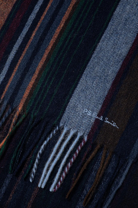 PS Paul Smith szalik wełniany M2A.150K.N074 granatowy AW24