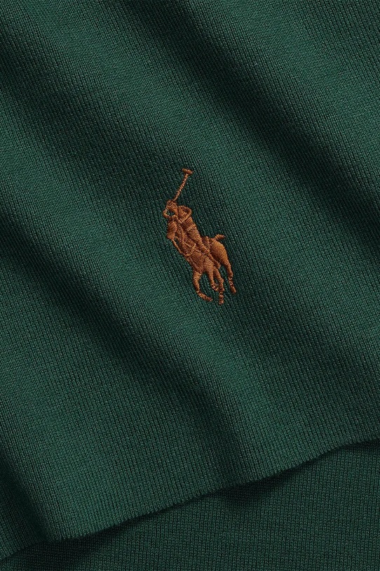 Polo Ralph Lauren szalik bawełniany 710886139 zielony AW25
