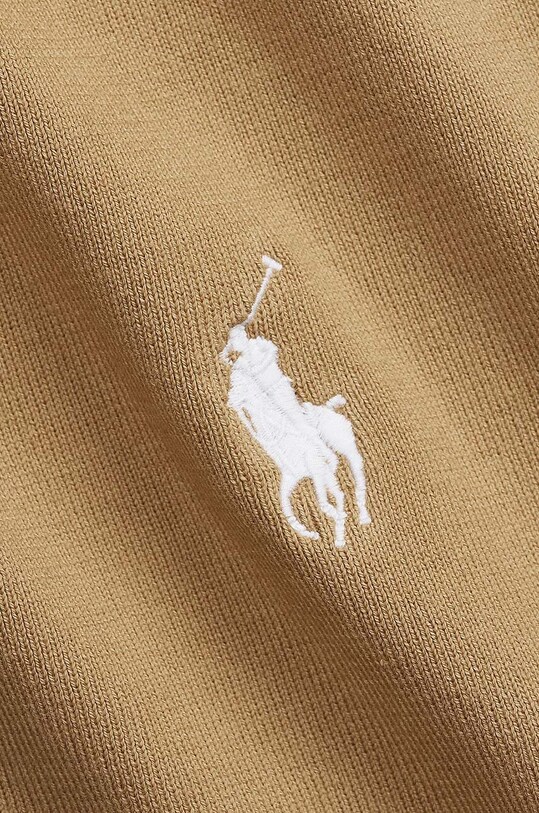 Polo Ralph Lauren szalik bawełniany 710886139 brązowy AW24