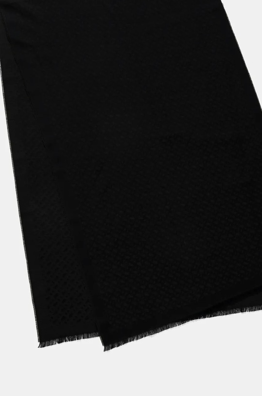 BOSS szal z domieszką wełny 50517765 czarny AW24