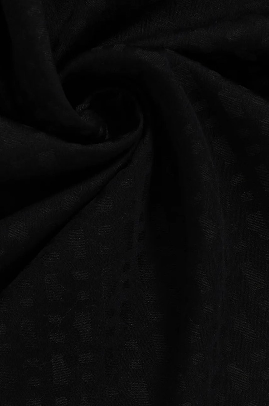 Akcesoria BOSS szal z domieszką wełny 50517765 czarny