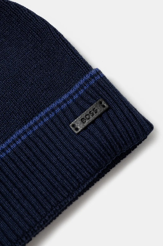 Sada s příměsí vlny BOSS 50522438 námořnická modř