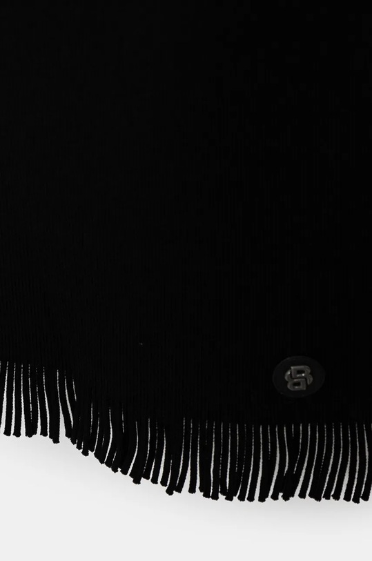 Шарф BOSS 50527336 чорний AW24