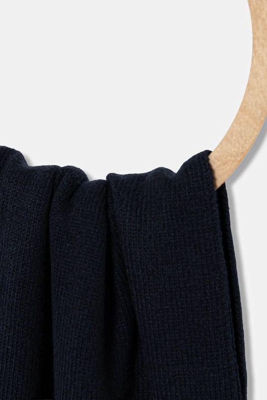 Vlnený šál BOSS Orange 50522445 tmavomodrá AW25