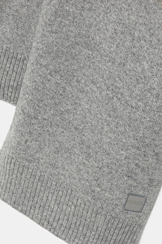 BOSS Orange sciarpa in lana 50522445 grigio AW25