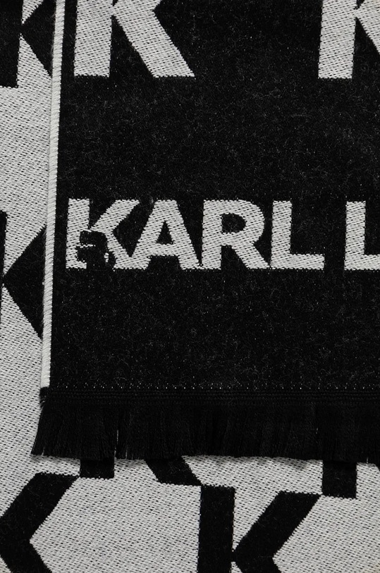 Karl Lagerfeld szalik 544135.805001 czarny AW24