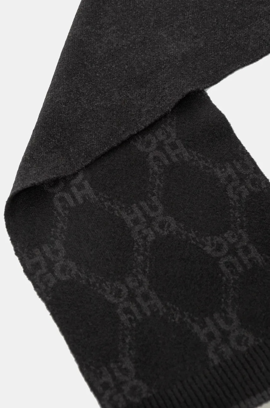 HUGO esarfa de lana 50524568 negru AW24