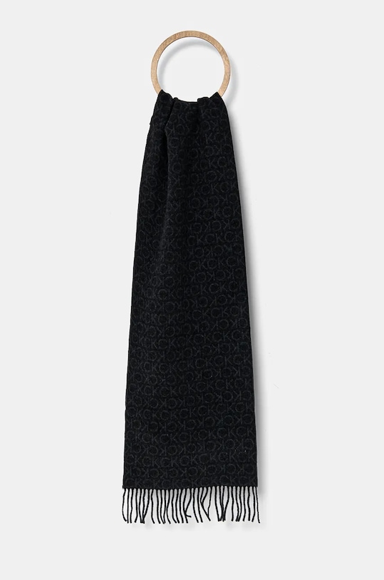 Calvin Klein fular cu modele negru K50K512377