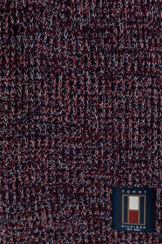 Tommy Hilfiger szalik wełniany AM0AM12835 granatowy AW24