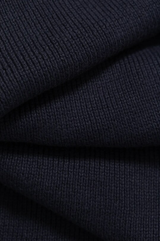 Akcesoria Tommy Hilfiger szalik bawełniany AM0AM12840 granatowy