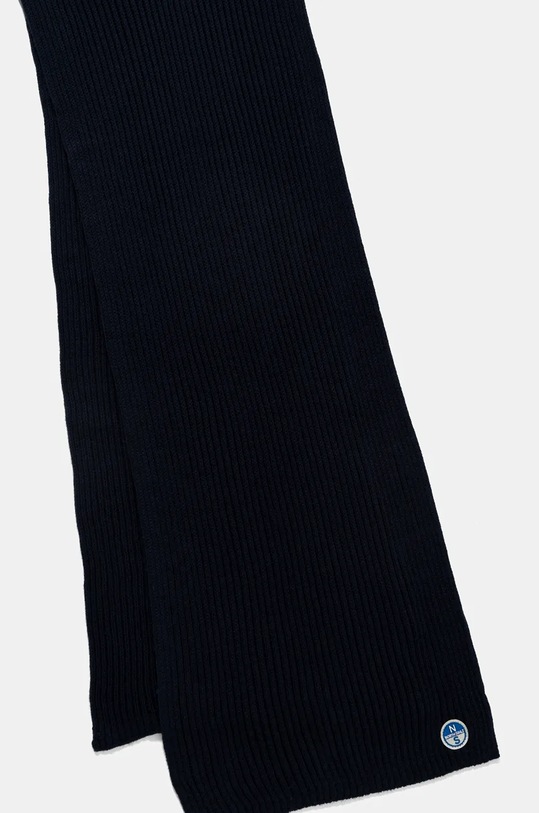 North Sails szalik z domieszką wełny 623286 granatowy AW24