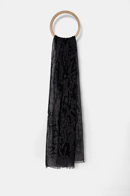 ZADIG&VOLTAIRE esarfa de lana cu modele gri OMSC00086