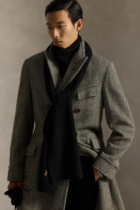 Accesorii Polo Ralph Lauren esarfa de lana 449959353 negru