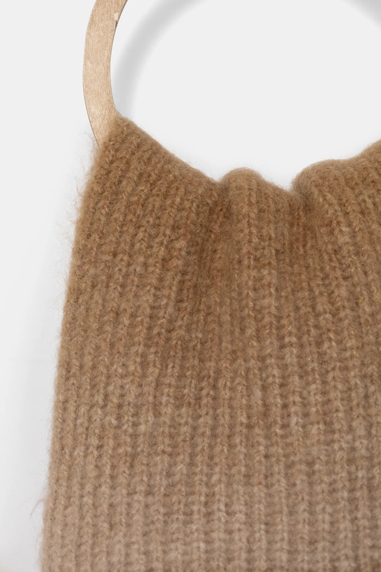 Études Studio esarfa de lana H24MMACC682 bej AW24