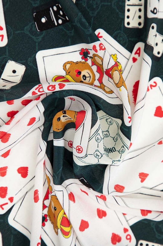 Doplňky Hedvábný šátek Moschino M3102.3558 černá