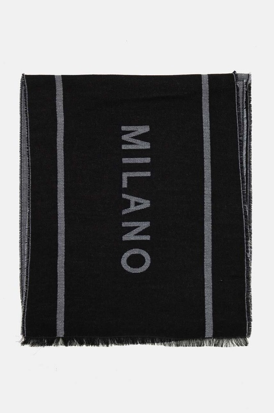 Moschino szalik wełniany M5791.50229 czarny AW24
