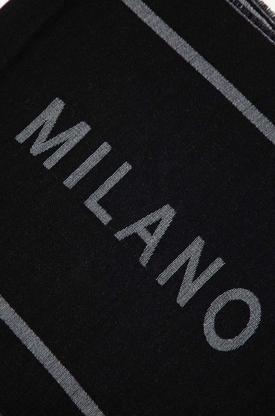 Akcesoria Moschino szalik wełniany M5791.50229 czarny