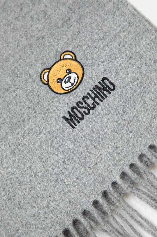 Akcesoria Moschino szalik wełniany M5783.50124 szary
