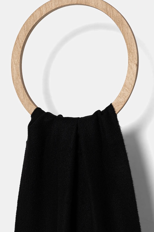 Moschino szalik wełniany M5783.50124 czarny AW25