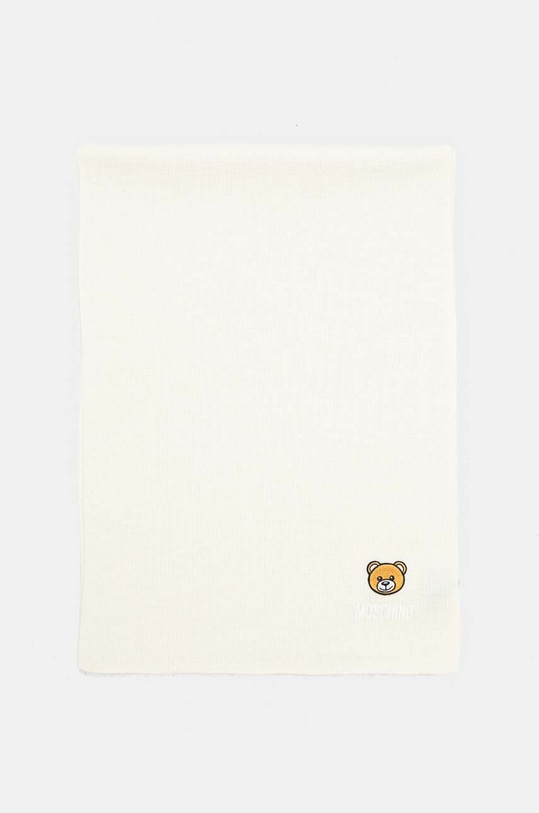 Moschino szalik wełniany M3139.30620 beżowy AW24