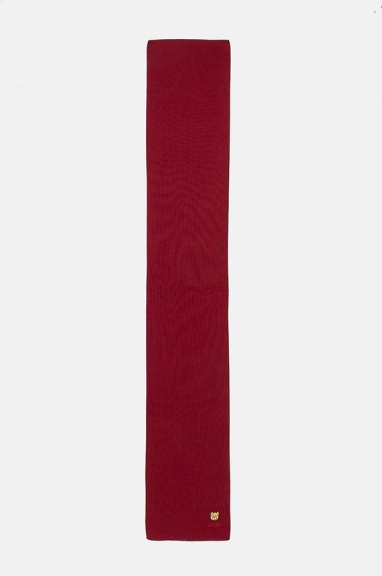 Moschino szalik wełniany wełna bordowy M3139.30620
