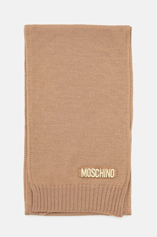 Moschino esarfa de lana M2969.30785 maro AW24