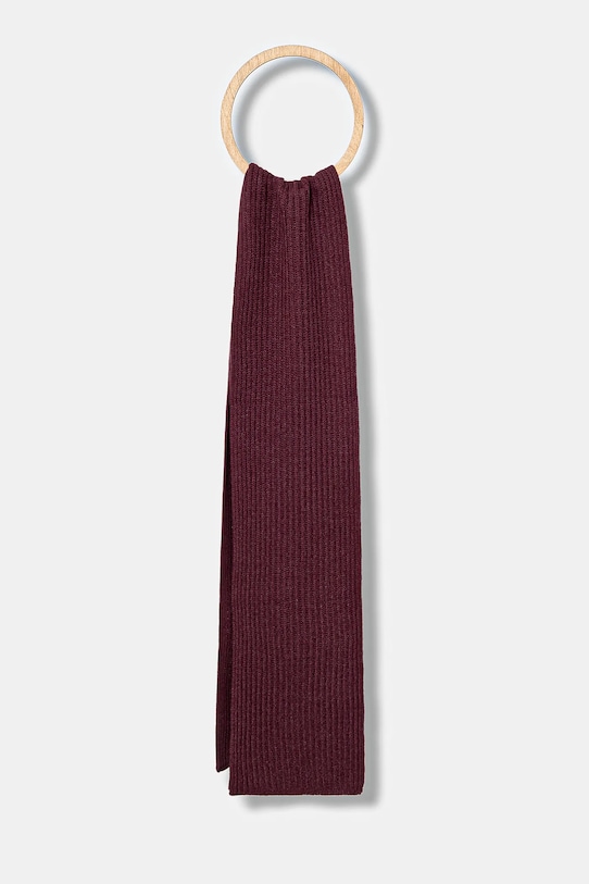 Šál United Colors of Benetton burgundské 1302U0723