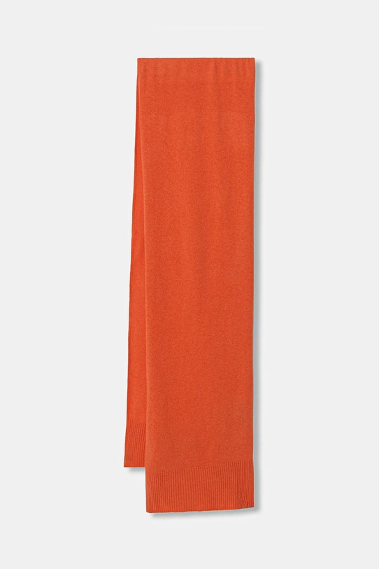 United Colors of Benetton eșarfă de lână uni portocaliu 1002DU01E