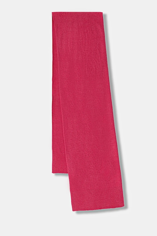 United Colors of Benetton eșarfă de lână uni roz 1002DU01E