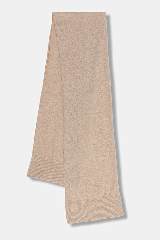 Μάλλινο κασκόλ United Colors of Benetton μαλλί μπεζ 1002DU01E