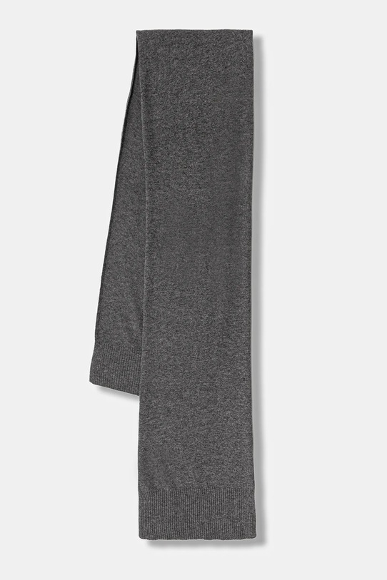 Vlnený šál United Colors of Benetton vlna sivá 1002DU01E