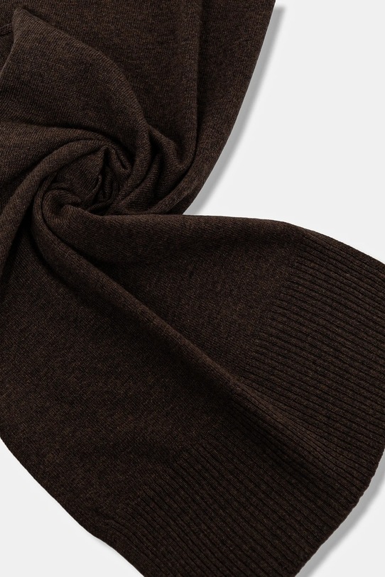 United Colors of Benetton eșarfă de lână 1002DU01E maro AW25