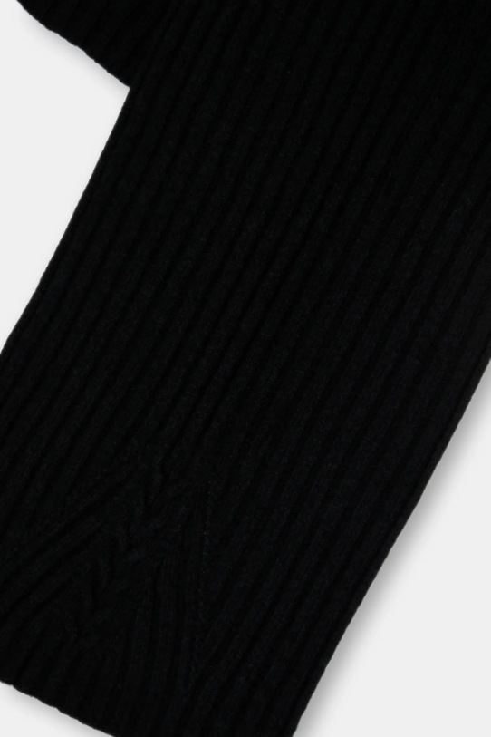 Akcesoria United Colors of Benetton szalik wełniany 1244DU01G czarny