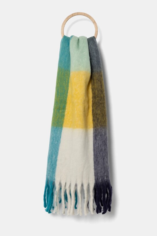 United Colors of Benetton fular cu modele albastru 6RIPDU01H