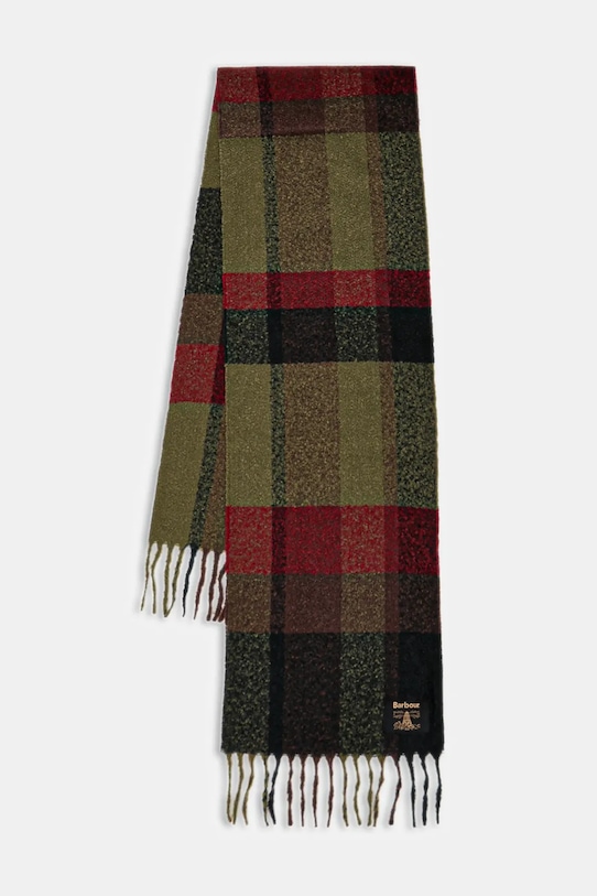 Barbour szalik tkanina zielony USC0391