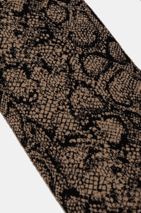 Kratki šal s primjesom vune Sisley 109ZLU00T bež AW24