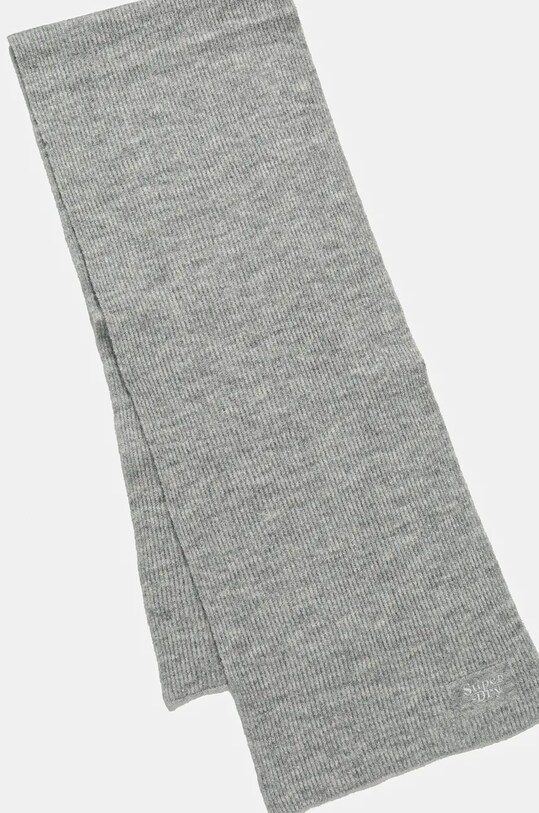Šál s prímesou vlny Superdry Y9310080A.2XF sivá AW24