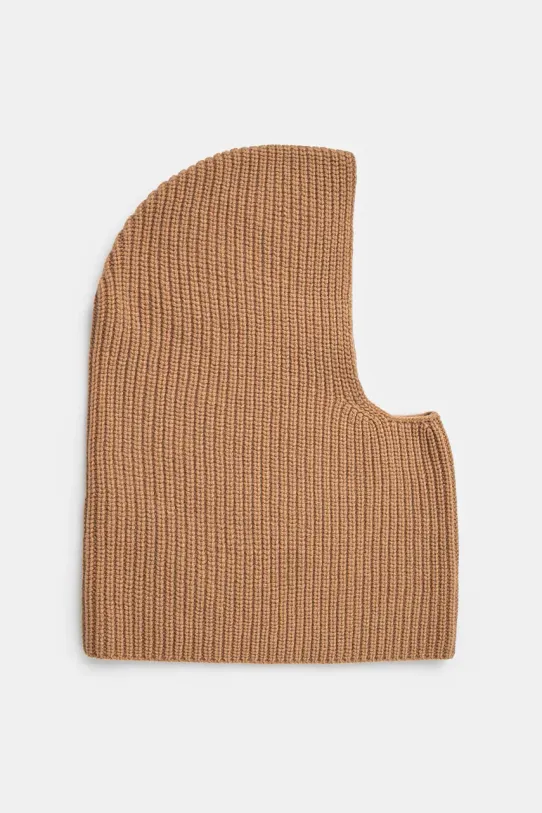 A.P.C. wool balaclava cagoule sacha brown WVBBR.M25070