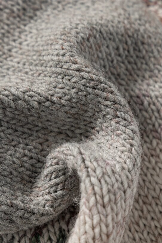 Sisley esarfa din amestec de lana 1005MU00U gri AW24