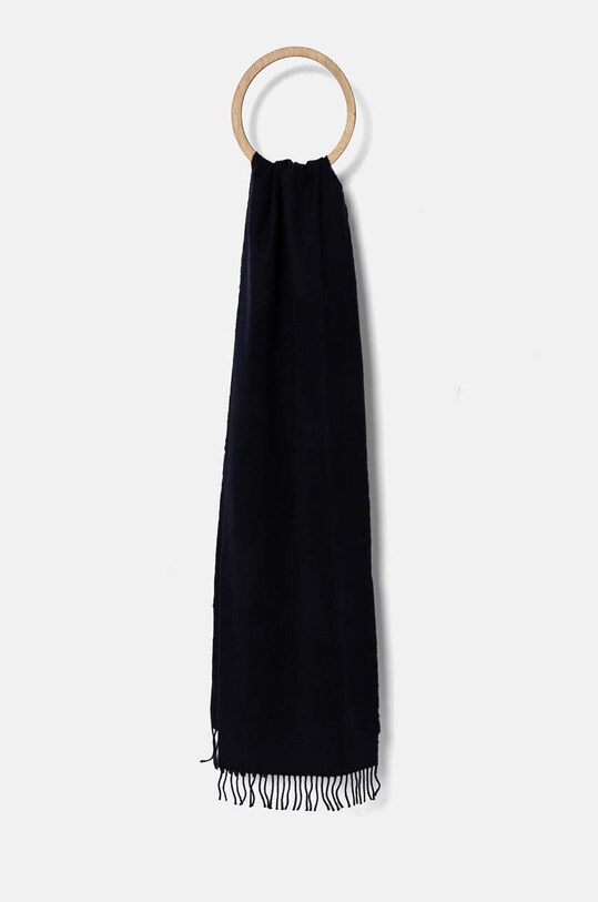 Gant esarfa de lana uni bleumarin 9920203