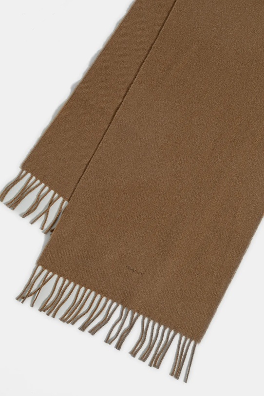 Vlněná šála Gant 9920203 hnědá AW25