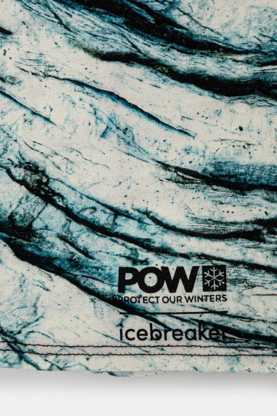 Icebreaker fular impletit Icebreaker x Protect Our Winters IB0A574B03P1 albastru AW24