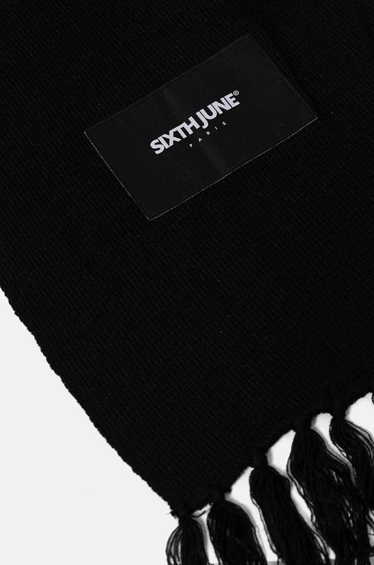 Κασκόλ Sixth June 12626. μαύρο AW24