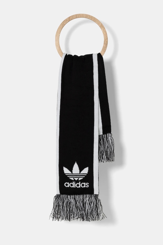Šál adidas Originals hrubá čierna IY4105
