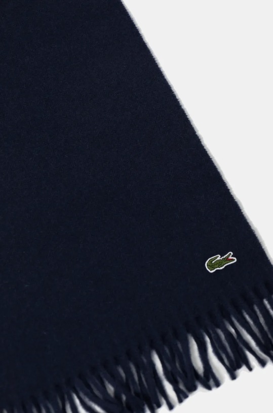 Kratki vuneni šal Lacoste RE7394 mornarsko plava AW24