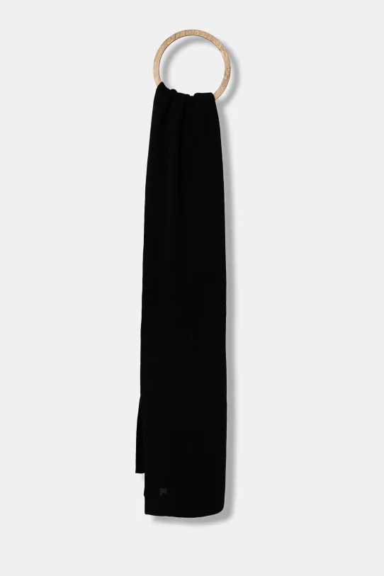 Pangaia sciarpa in cashemire maglia nero 10002244