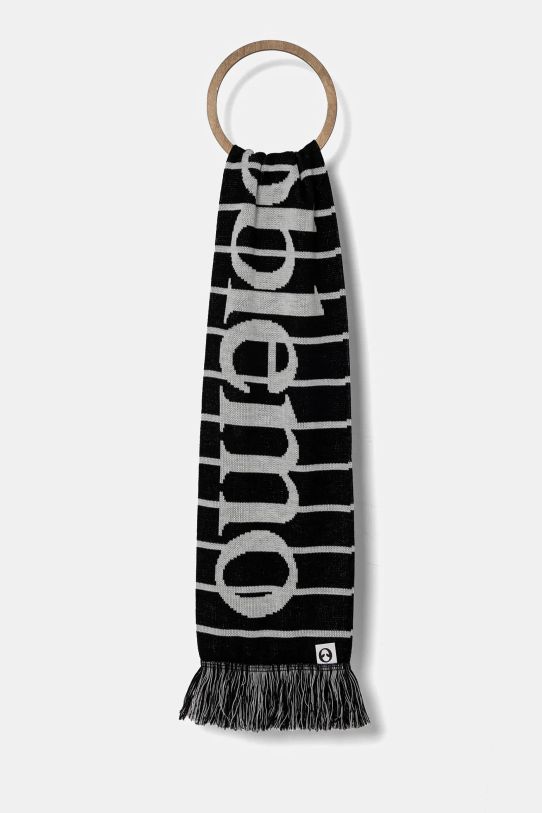 No Problemo sciarpa No Problemo Striped Scarf stampa all-over nero NP90103.02