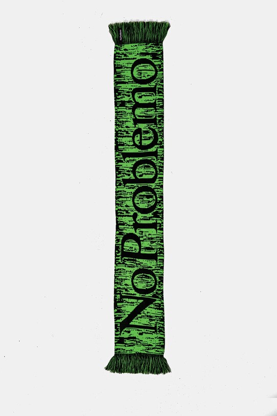 Akcesoria No Problemo szalik No Problemo Glitch Scarf NP90104.02 zielony