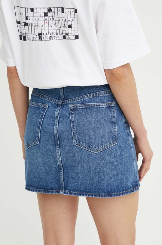 Одежда Джинсовая юбка Samsoe Samsoe SASHELLY F24200020 голубой
